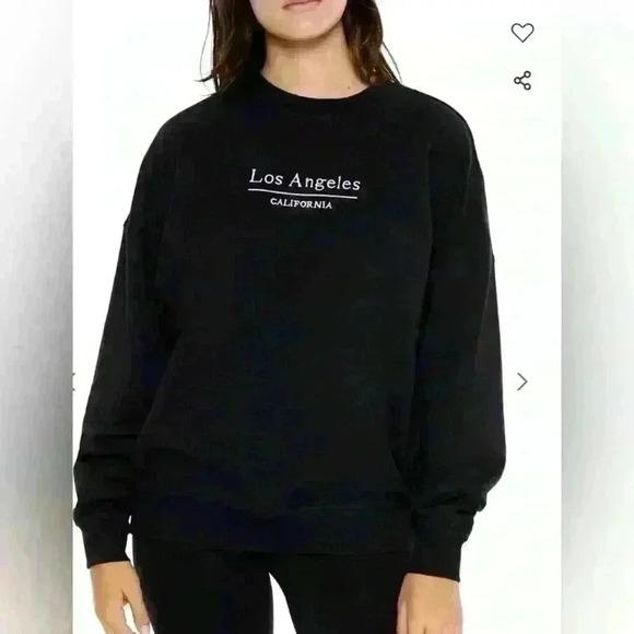 Forever 21 Tops - Forever 21 Los Angeles Embroidered Pullover